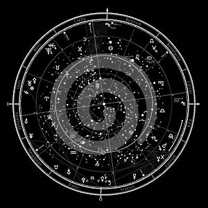 Astrological horoscope onÂ JanuaryÂ 1,Â 2018.